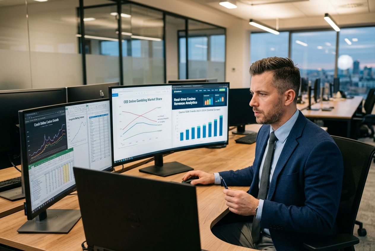 Expert analyzující finanční spolehlivost online kasin